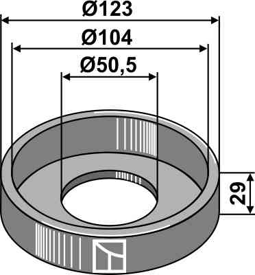 Housing fitting for Frost 05036.110.03