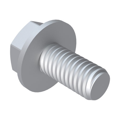 Bolt - hex washer m6-1.0 x 12