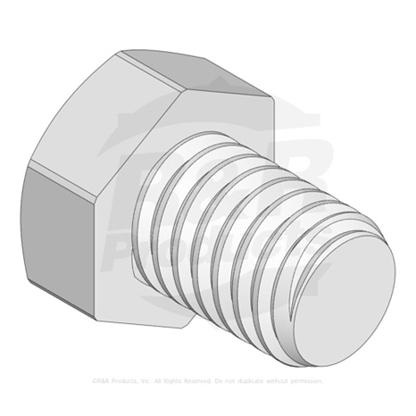 Bolt - hex hd 3/8-16 x 1/2