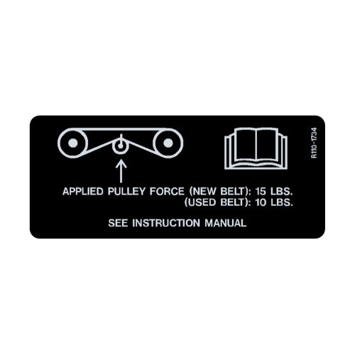 Decal-belt tension