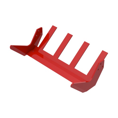Cuchilla para césped - 16 x 1/4 x 2-1/2 roca con 4 dedos