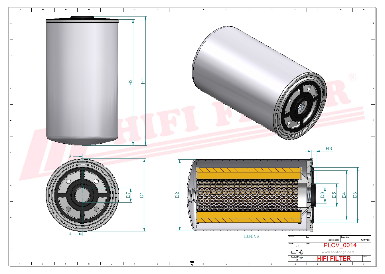 Fuel filter passend voor europart 9020094020