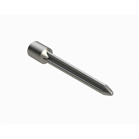 Alloy shatter tine - 1.000mt x 6.000l x .625 cross od