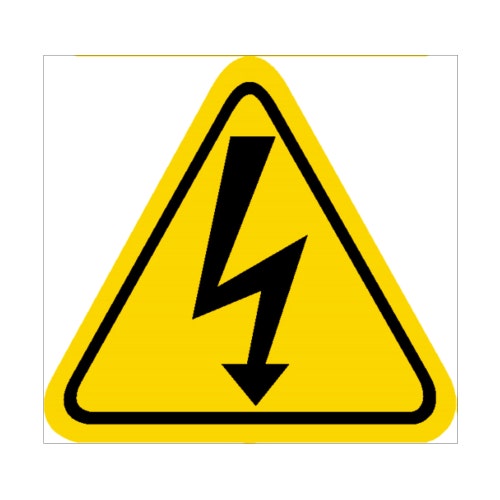 Decal - electrical warning