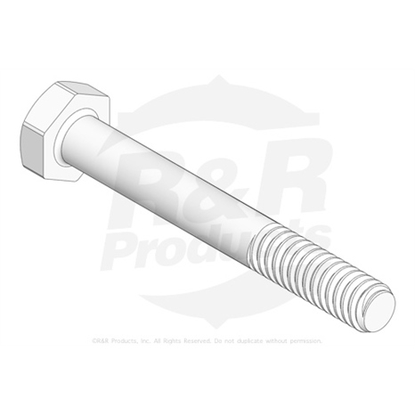 Bolt - hex hd 1/4-20 x 2
