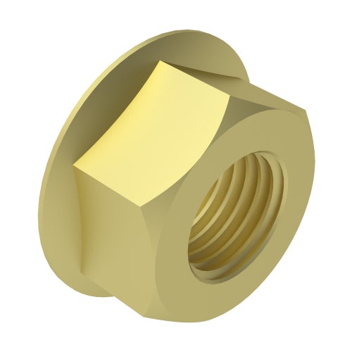 Locknut - 7/16-20 flanged