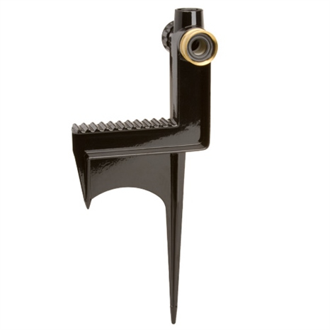 Metal sprinkler spike base