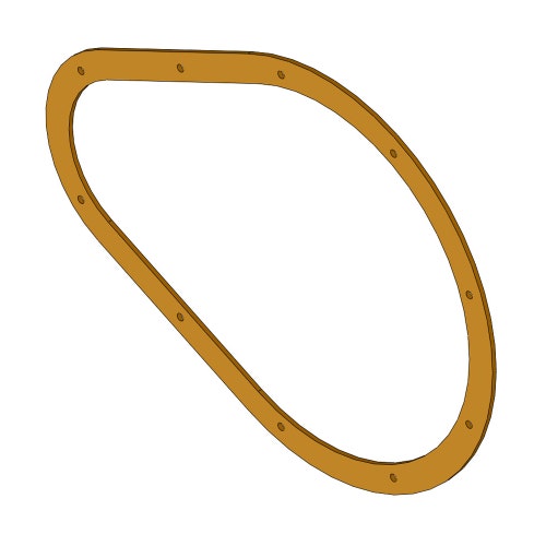 Gasket - cork fits side case