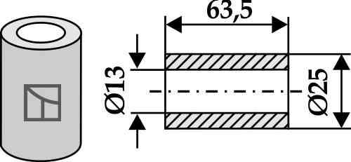 Buchse 63-fei-18