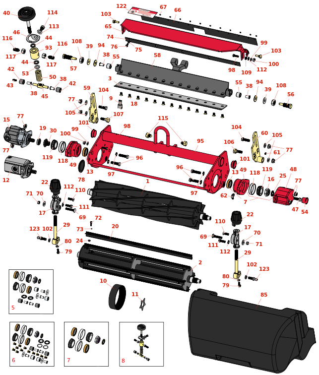 Toro Greensmaster 3050 Reel & Bedknife