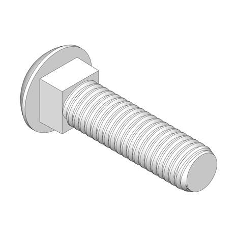 Bolt - carriage 3/8-16 x 1-1/2