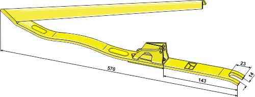 Crops lifter ASX127 fitting for New Holland 89815614