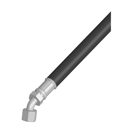 Hydraulic hose assy - drive motor - rh upper
