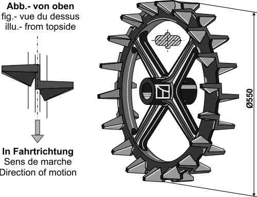 Nokkenring - Ø550mm passend voor Dal-Bo 11019