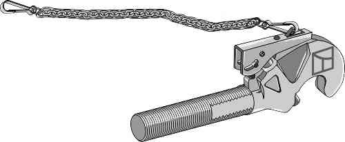 Automatic hook M36x3