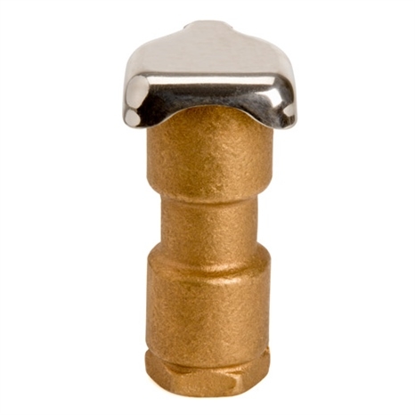 Rain bird brass quick coupling valve 1-piece body - 1-1/2" w/standard cover