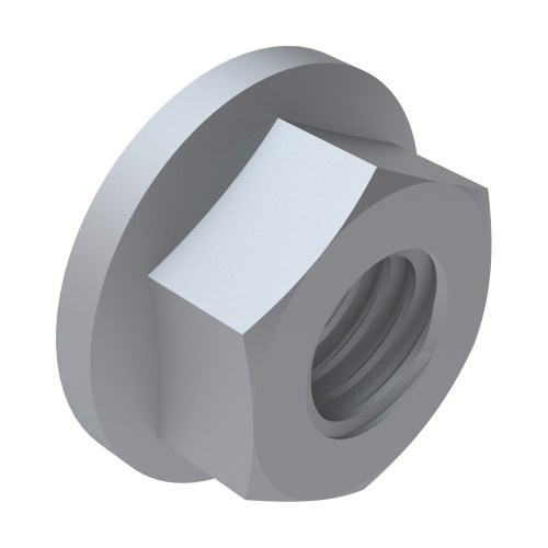 Tuerca - 6mm x 1.0 con brida