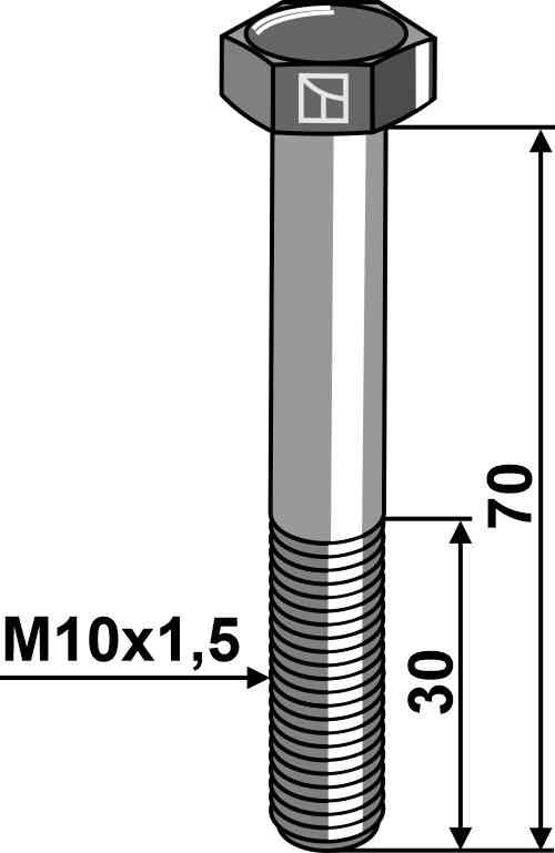 Shear bolt M10 without nut