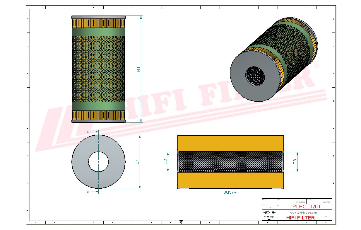 Hydraulic filter passend voor jipap 627936510397