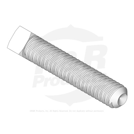 Set screw - 1/4 x 1-1/4 sq hd