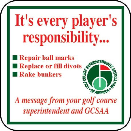 Sign - gcsaa reminder
