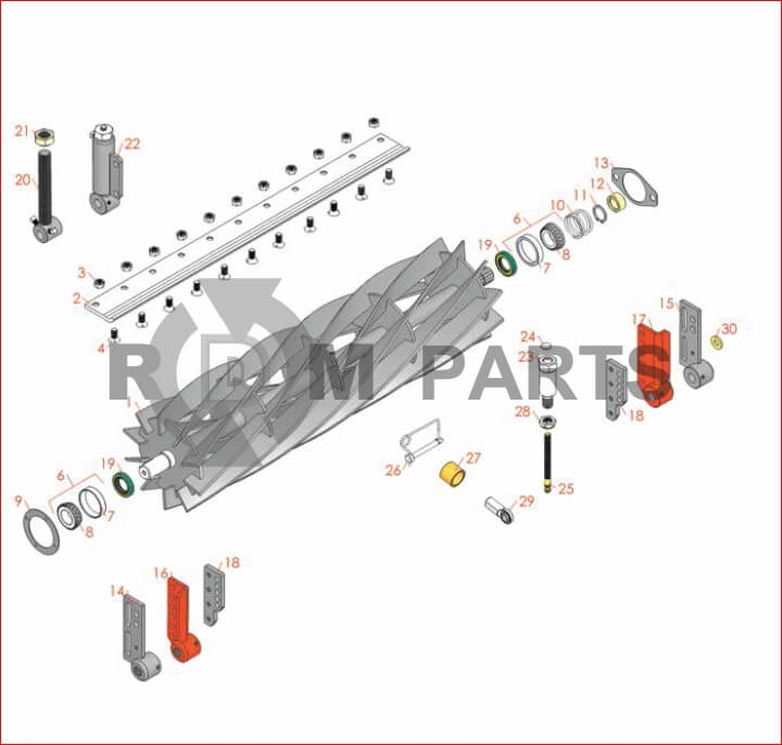 Replacement Parts For Tri-King 1800G & 1900D Cutting Unit