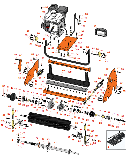 Jacobsen Greens King 422 Cutting Unit