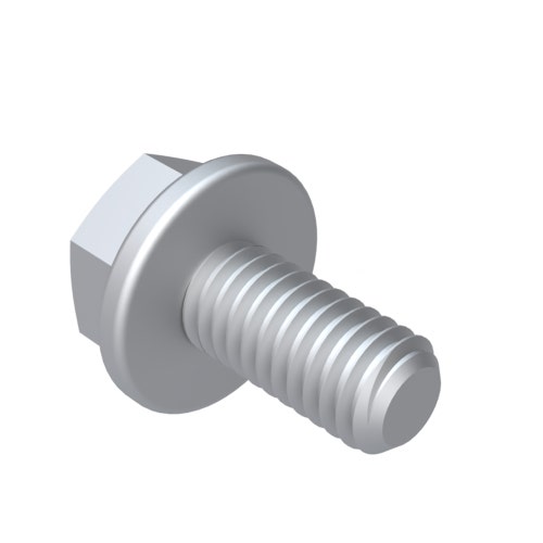 Bolt - hex washer m6-1.0 x 12