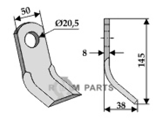 RDM Parts Y-blade