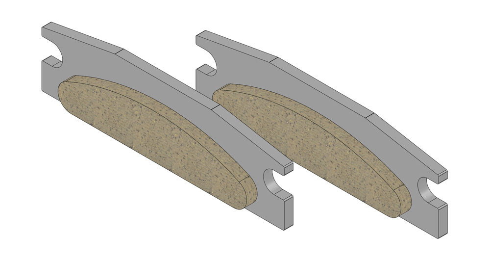Pad - brake (set/2)