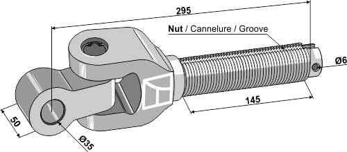 Gelenkkopf  1.3/4"