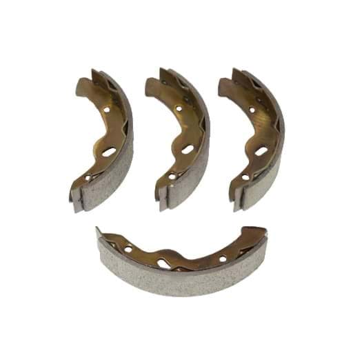 Replacement brake shoe set for new bendix, (4/pkg)