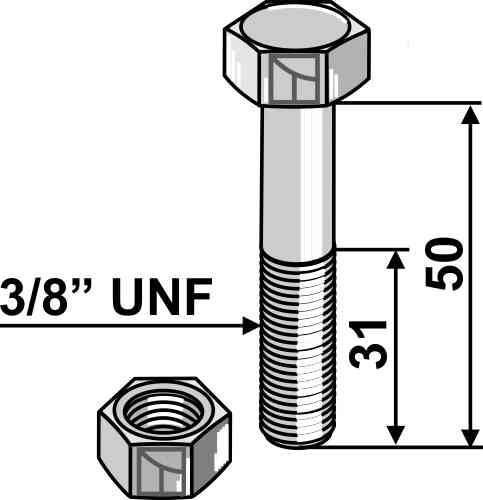 Bolt 7/16'' UNF