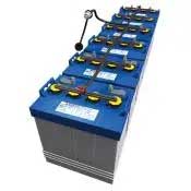 Automatic on-board battery watering/fill system