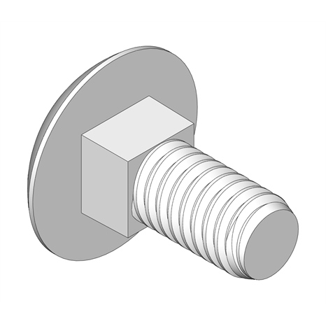 Bolt - 5/16-18x3/4 - carriage