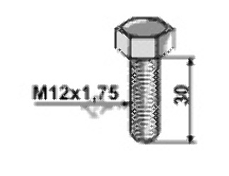 Bolt - m12 - 10.9 63-per-93