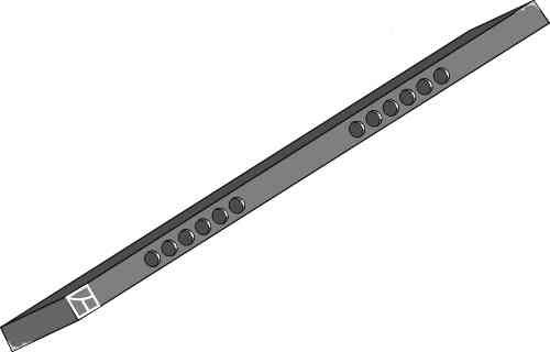 Durchsteckmeissel 28x28 geeignet für Kuhn 460022