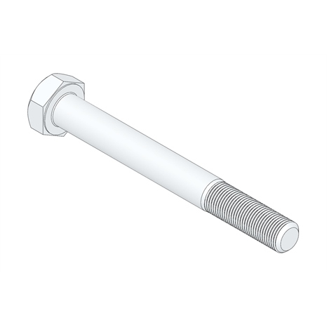 Bolt - carriage m8-1.25 x 20 cl8