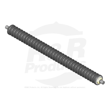 Roller - grooved uhmw polyethylene