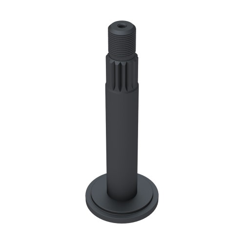 Spindle - 25 mm w/m16-2.0 blade bolt thrd