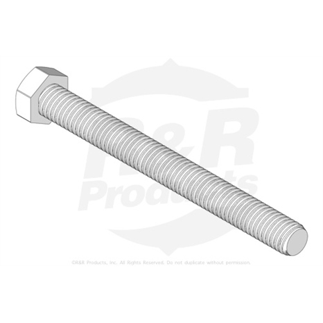 Bolt - hex tap 3/8-16 x 3-3/4