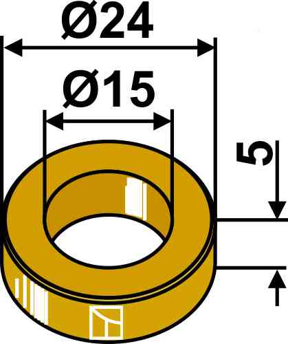 Rubber gasket washer