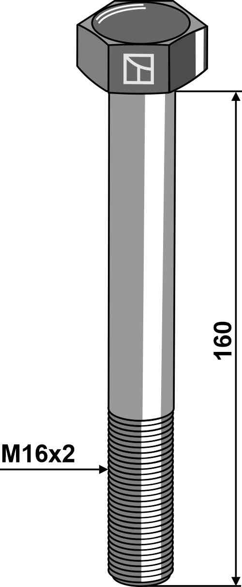 Bolt m166 u. møtrik 161609338