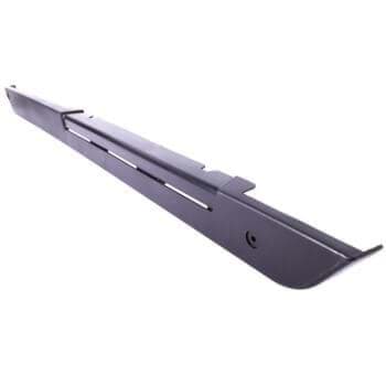 Rocker panel black plastic, passenger side
