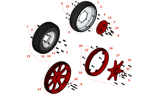 Toro Reelmaster Fairway Tires Wheels