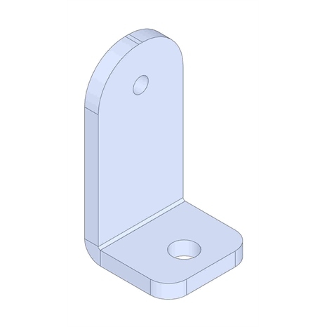 Bracket - damper - long 1 1/16 in