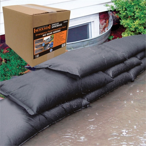 Quick dam flood bags - 12" x 24" - 20/box Quick dam flood bags - 12" x 24" - 20/box