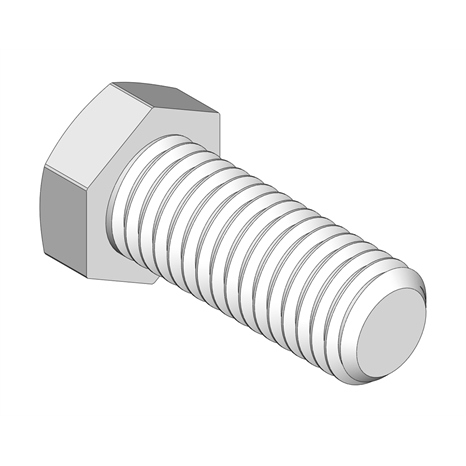 Bolt - hex hd m10-1.5 x 25