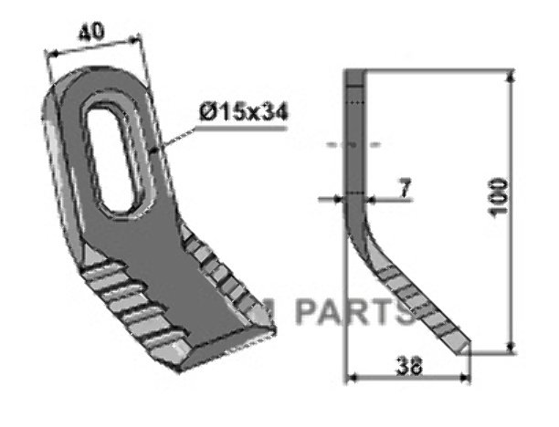 RDM Parts All-purpose Y-blade
