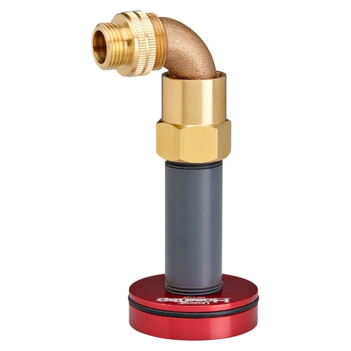 Torneira de mangueira Underhill para aspersores de golfe Toro com entrada de 1in - adaptador hn-t100 com junta giratória de latão hs-101 e adaptador a-ba107fm 3/4in mht x 1in fht